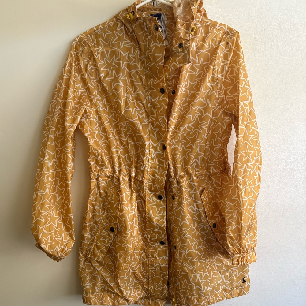 Yellow Hooded Raincoat